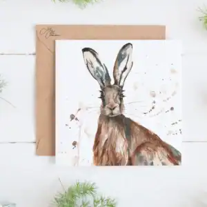 Hare Greeting Card 2